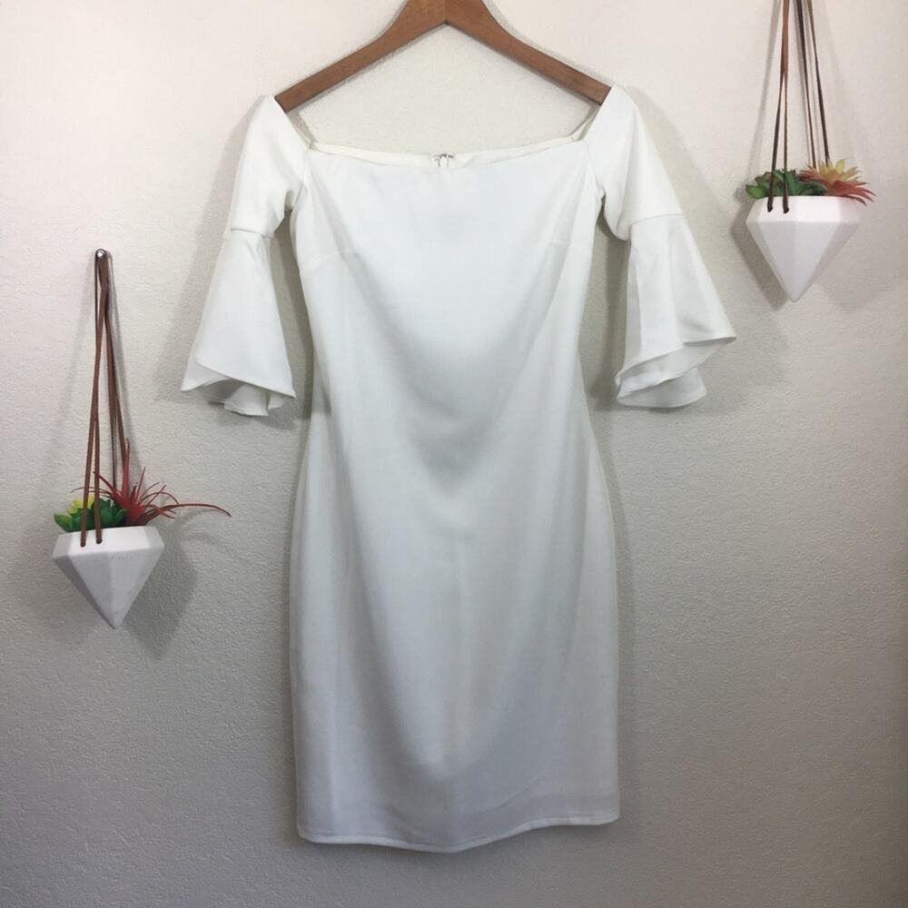 Laundry by shelli segal white bodycon dress 2 - Picture 2 of 7
